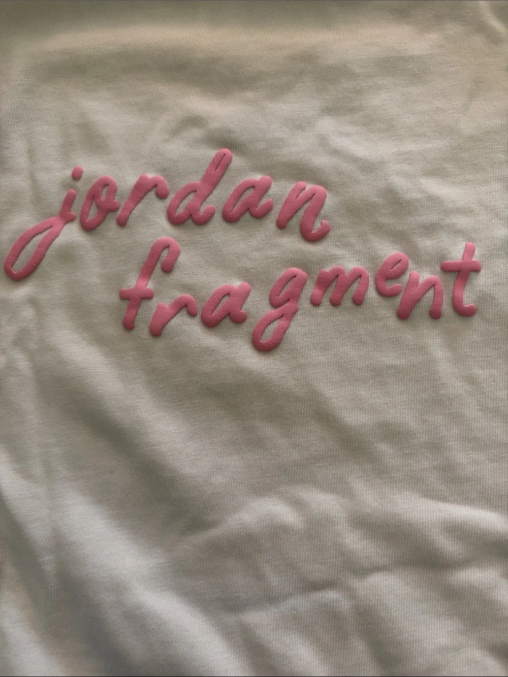 Travis Scott X Jordan X Fragment Design Short sleeve T-Shirt